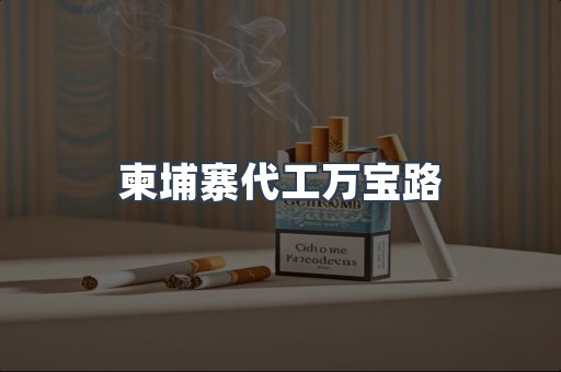 柬埔寨代工万宝路